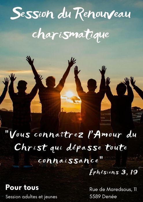 Affiche de la Session du Renouveau charismatique